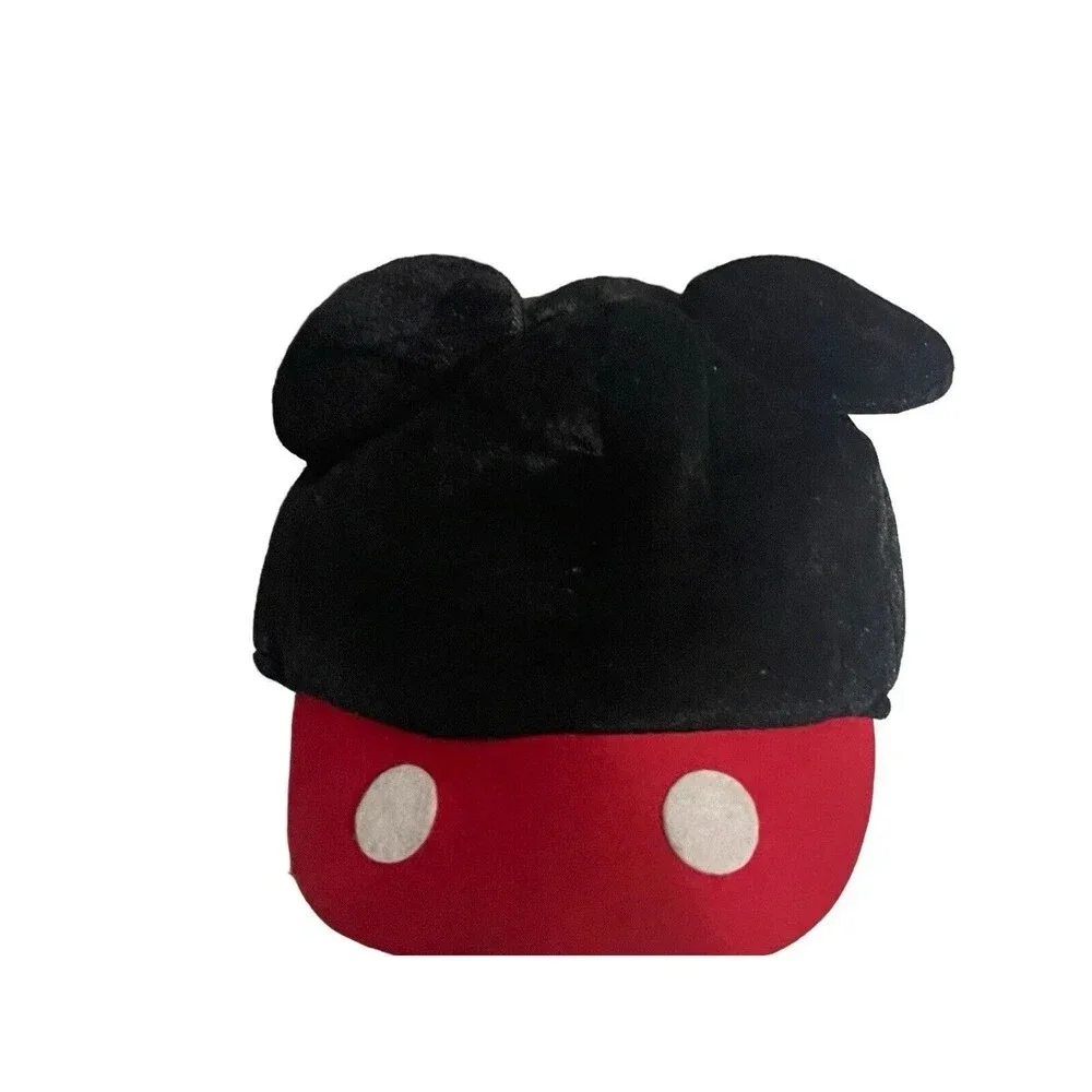 Disney Cap Youth Hat Mickey with Ears Hat, Red Black Original